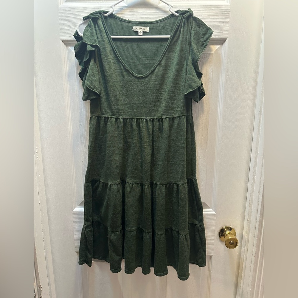 Medium Max Studio Ruffle Sleeve Dress